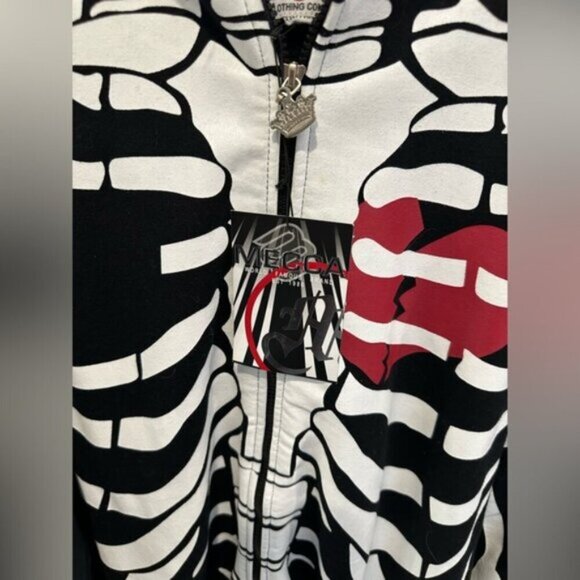 NWT- ‼️RARE‼️ MECCA 2000s SKULL HOODIE - Picture 5 of 9